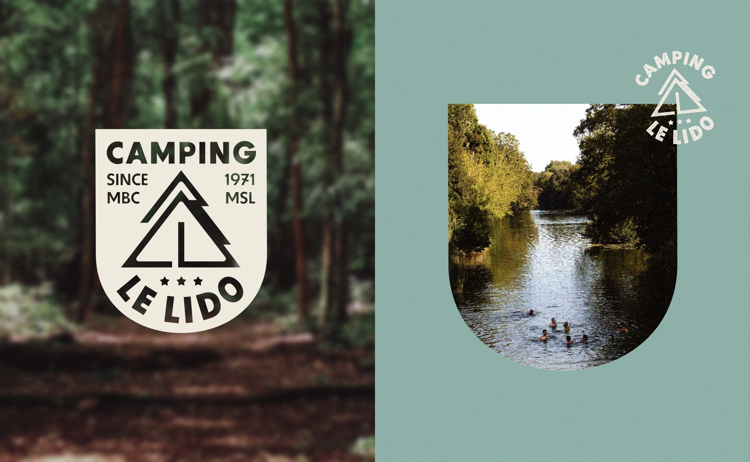 Illustration Camping Lido