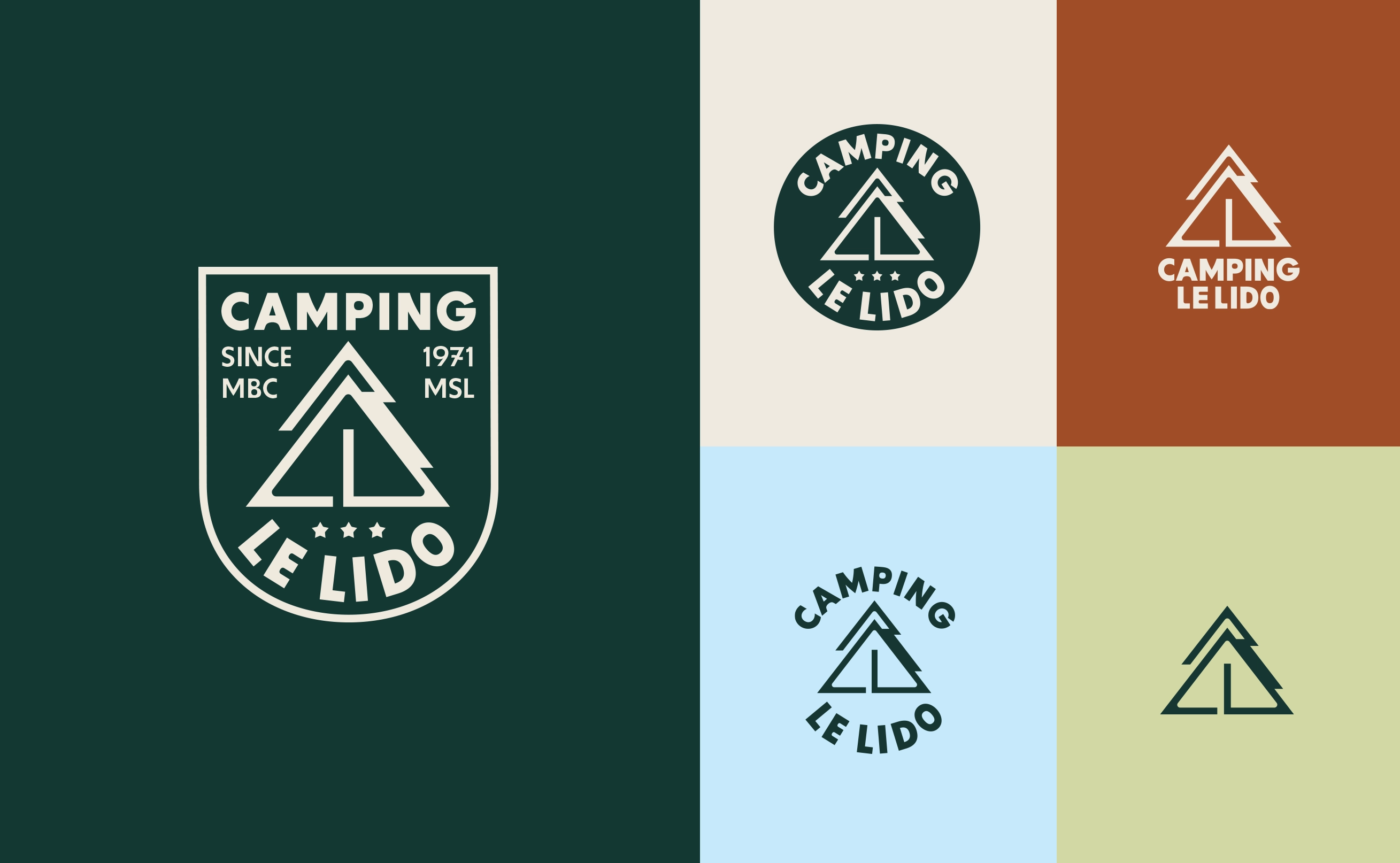 Illustration Camping Lido